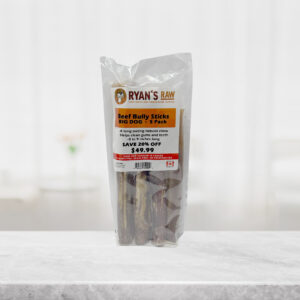 Beef Bully sticks 5 pk 8 to 9 inch