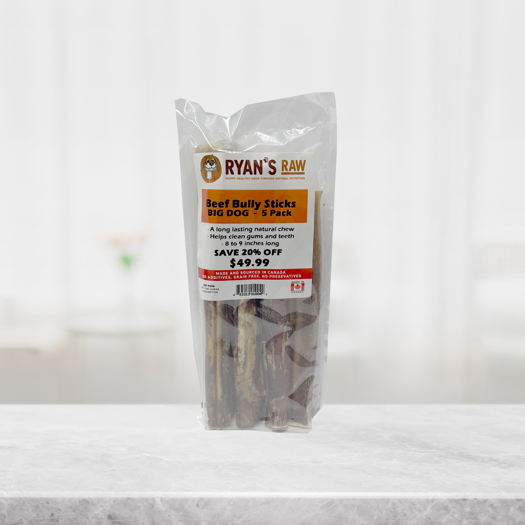 Beef Bully sticks 5 pk 8 to 9 inch